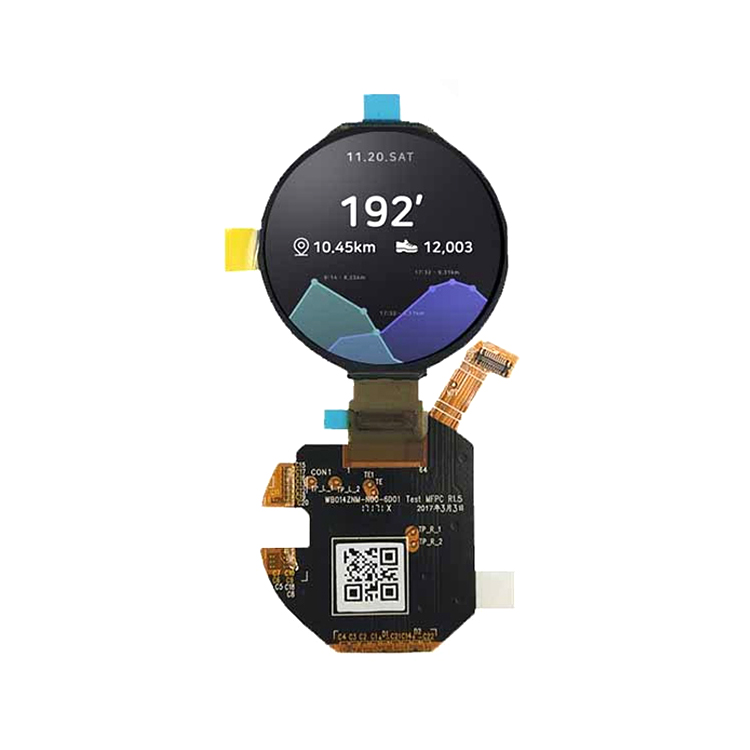 شاشة LCD دائرية HD قابلة للارتداء