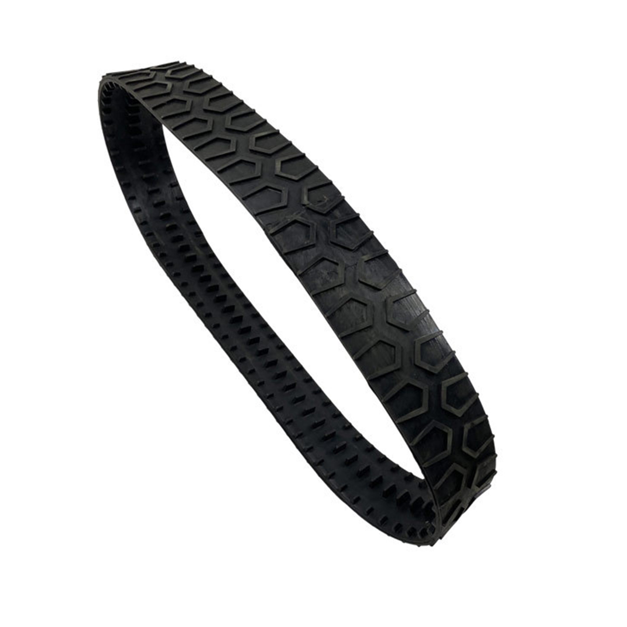 ما هي المواد الشائعة المستخدمة لهيكل الجنزير المطاطي؟